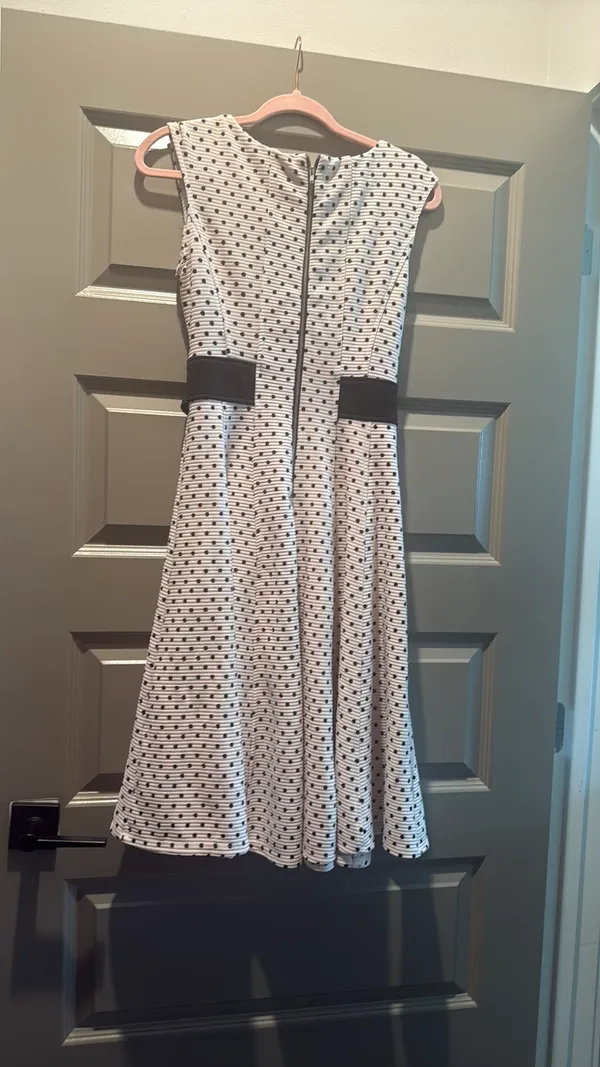 polka dot dress White Size 10 - Image 2