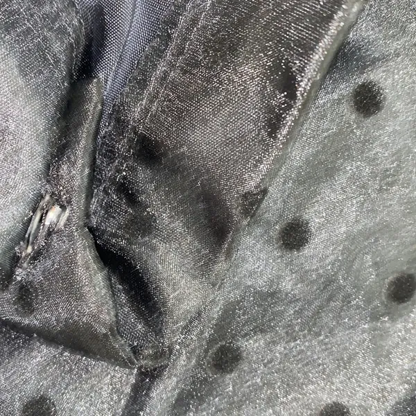 JR Nites by Caliendo black polka dot maxi skirt new with tags size 6 - Image 9