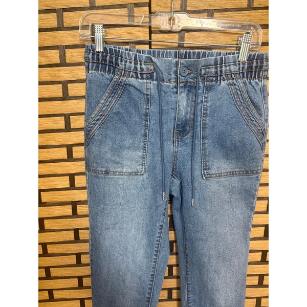 Denim Joggers Size‎ Small Blue Size 4 - Image 3