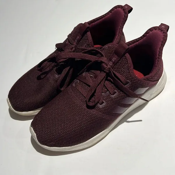 Adidas CLOUDFOAM Burgundy Tennis Shoe Size 6.‎ B60 - Image 2