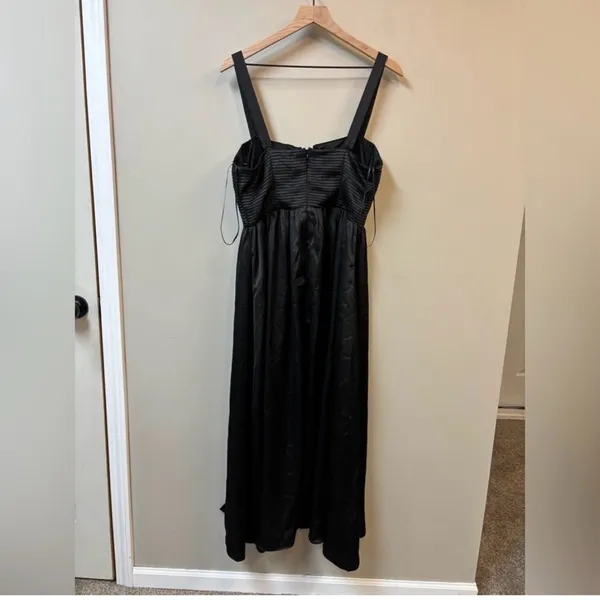 ASTR the Label Black Pleated Bustier‎ Midi Slit Dress NEW - Image 6