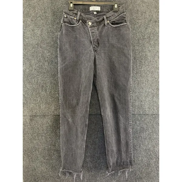 Abercrombie & Fitch Women’s The Dad High Rise Jeans Denim Curve Love Size 28/6L - Image 3