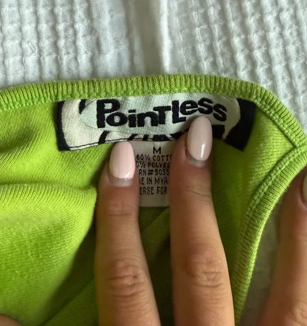 Green tank top Size M - Image 4