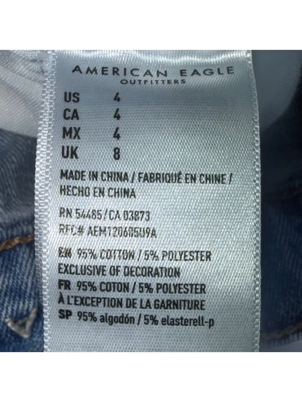 American Eagle Mom Shorts Size 4 High Rise Denim - Image 7