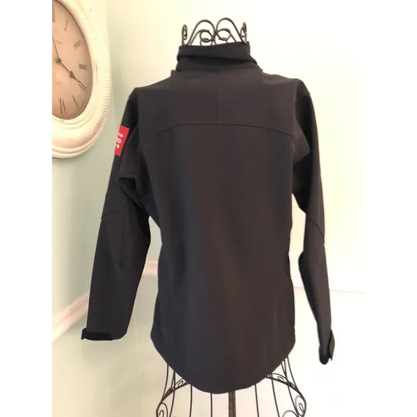 Patagonia Adze Polartec Windbloc Soft Shell Zip Front Jacket Sz S Black‎ Logo - Image 6