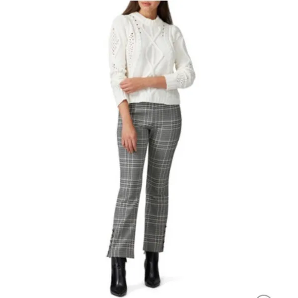Rachel Roy Adrina Crewneck Pullover in Ivory, Size L New w/o Tag - Image 4
