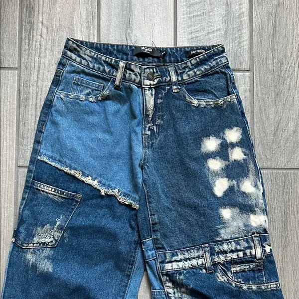 Jaded London Distressed Patchwork Jeans - Image 6