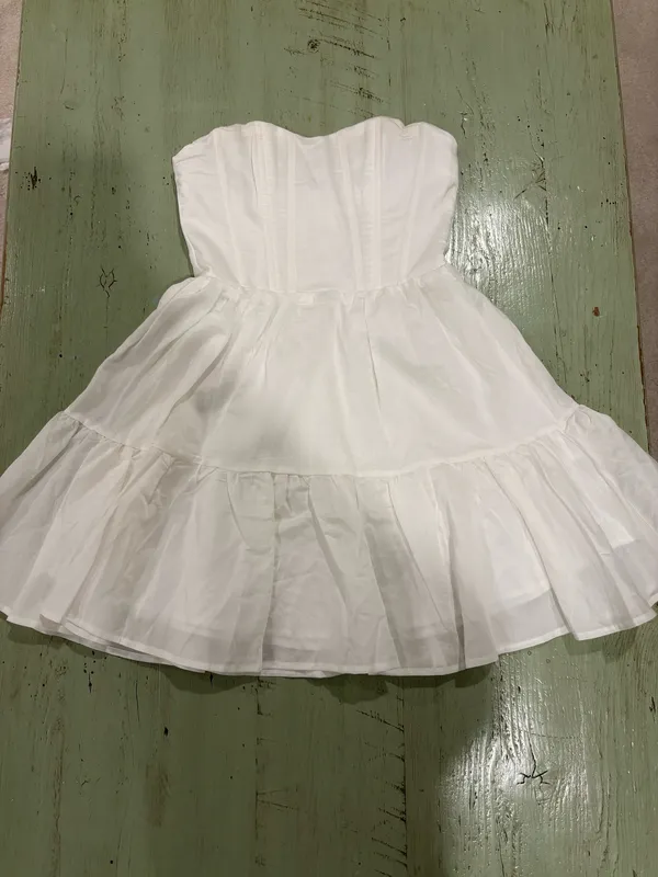 Showpo Mini Dress White - Image 2