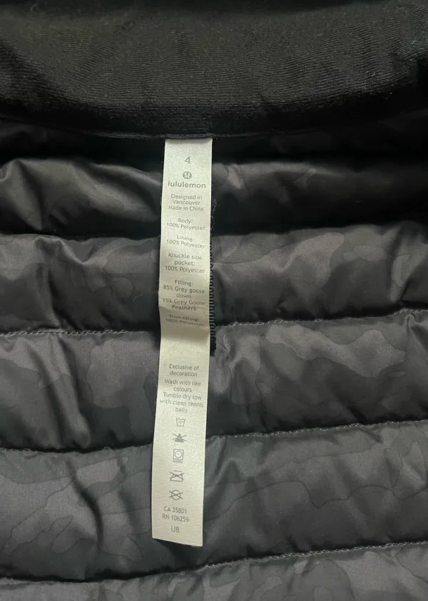 Pack It Down Jacket – Incognito Camo Multi Grey - Image 4