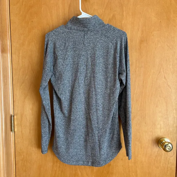 Lululemon Half Zip Pullover Womens S Grey‎ Space Dye Better Each Day Activewear - Image 3