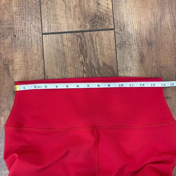 ALO Yoga 7/8 High-Waist Airbrush Legging Bright Red SIZE L Retail $118 W5604R - Image 8