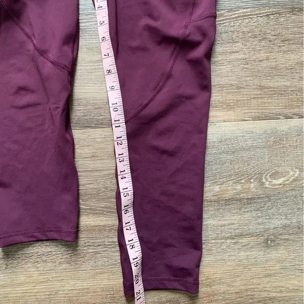 Zyia Active Plum Purple Capri Leggings 6-8 - Image 6