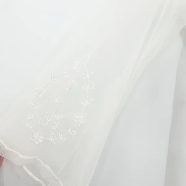 Victorias Secret‎ VS Ethereal Bridal Whimsical Lace Mesh Sheer Kimono Robe M/L - Image 6