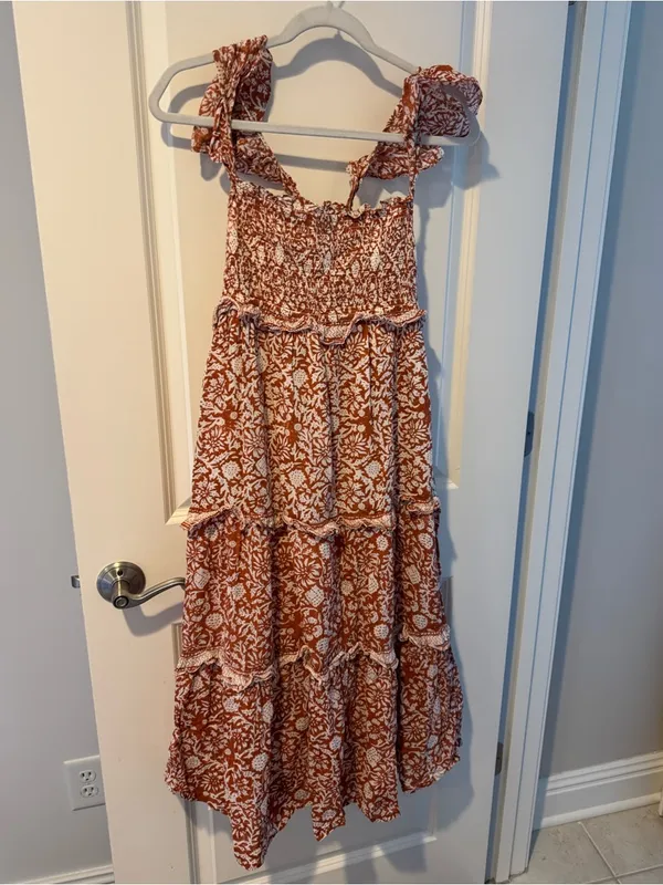 CLEOBELLA Frida Anila Block Print Midi Dress | S - Image 2