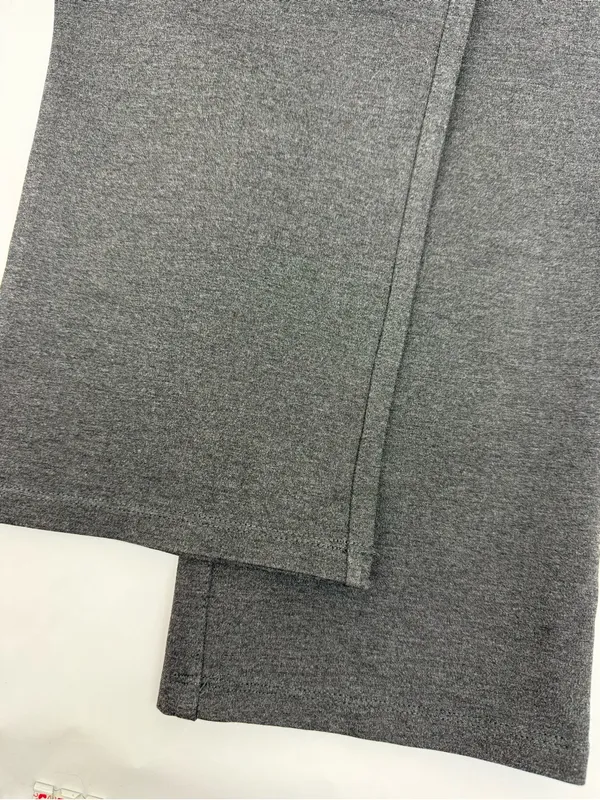 Quince Ultra-Stretch Ponte Straight Leg Pants Charcoal Grey Office - Image 9