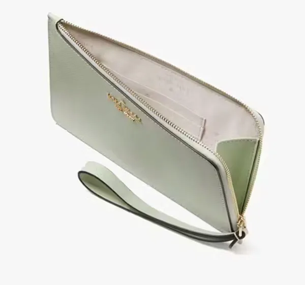Kate Spade Medium Wristlet in Light Olive - Image 2