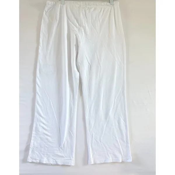 Hello Kitty Sanrio Lightweight White Waffle Knit Pajama Pants XL NWT - Image 2