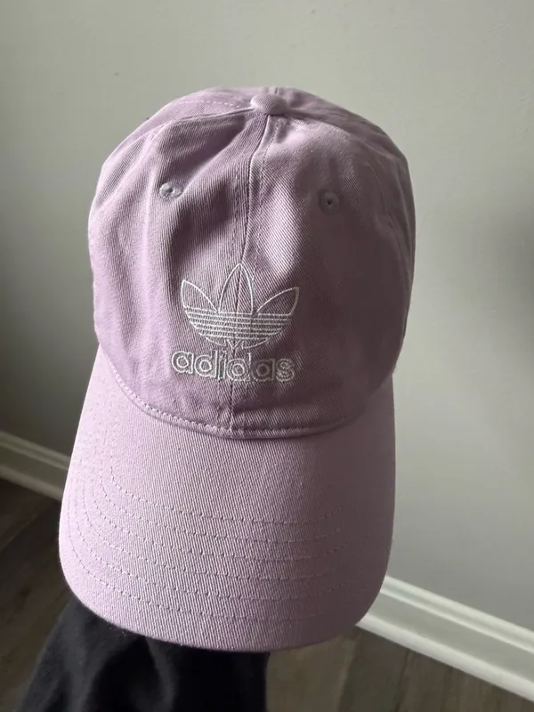 Adidas Women's Originals Trefoil Relaxed Adjustable Casual Active Hat Lavender - Image 2