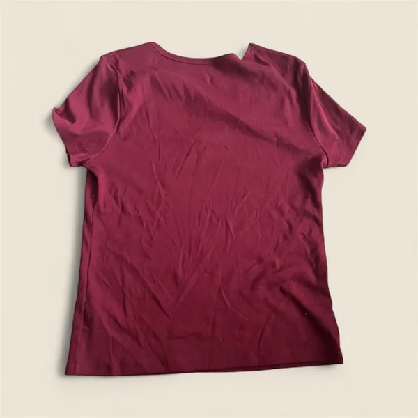 No Boundaries Brand New with tags Large Red cotton V-neck short sleeve shirt Offers Welcome#72 - Image 2
