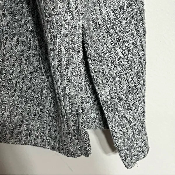 Aerie Womens Large Gray Ribbed‎ Turtleneck Sweater Oversized Pullover Top - Image 7