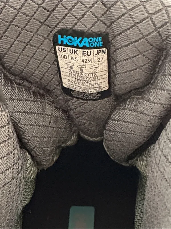 HOKA Kaha 2 GTX Castlerock/Coastal Cushioned Hiking Ankle Boots / Shoes size 10 - Image 8