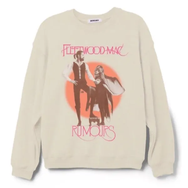 DAYDREAMER Fleetwood Mac Rumors BF Crew Sweatshirt Size Large MSRP $148 - Image 3