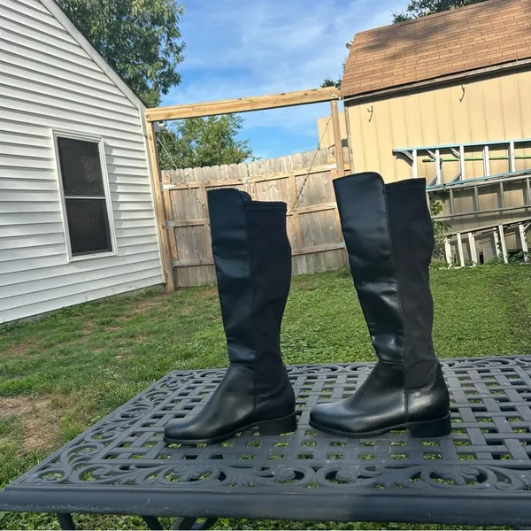 La Canadienne‎ black knee high leather boots size 6 - Image 4