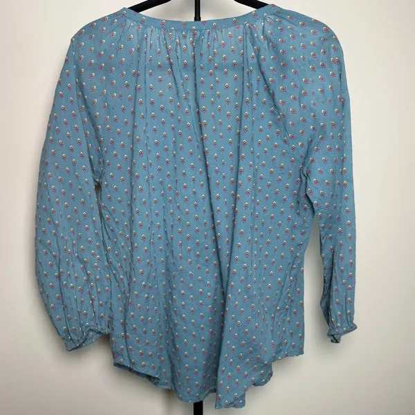 Roller Rabbit Size Medium Cotton Long Sleeve Blouse - Image 3