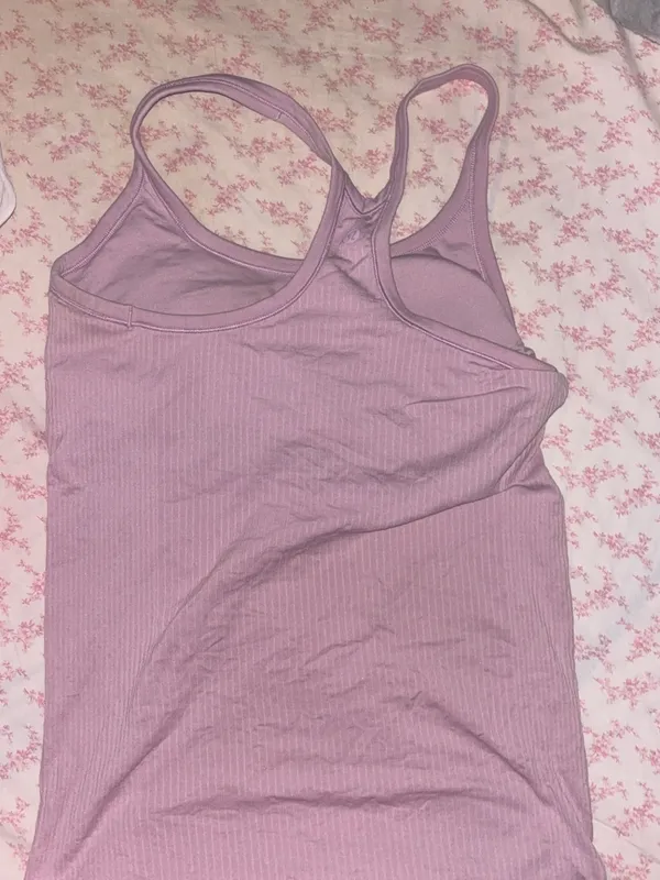 lululemon athletica Ribbed Scoop Tank - Lavender Pink - Image 2
