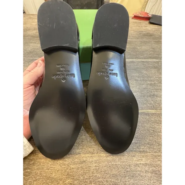 Kate Spade New York Genevieve Black Loafer Z3009‎ Women's Size 8 M!! - Image 8