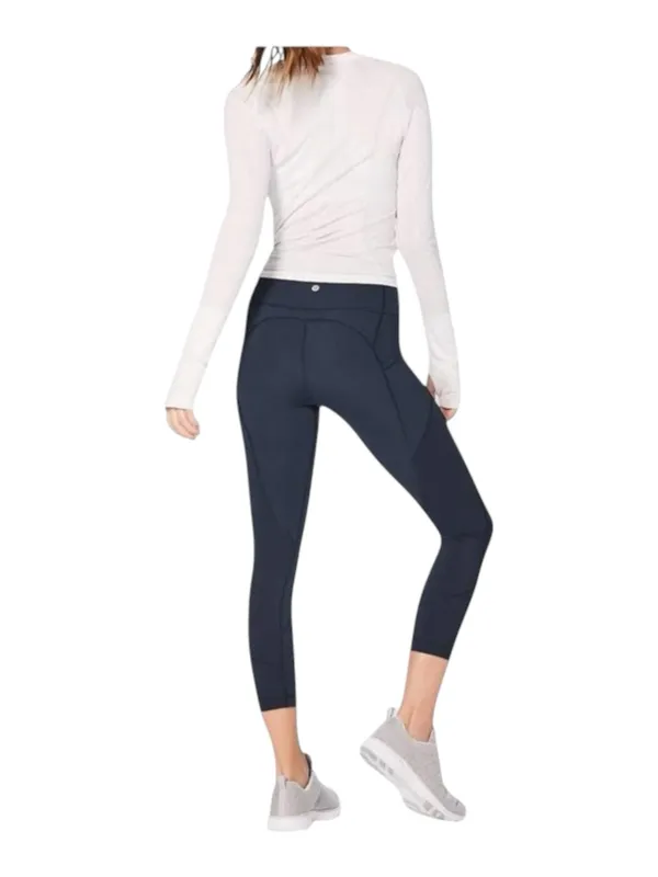 Lululemon ☀︎︎ All The Right Places Hi Waist 23” Crop II Yoga Pant ☀︎︎ Navy 6 - Image 4