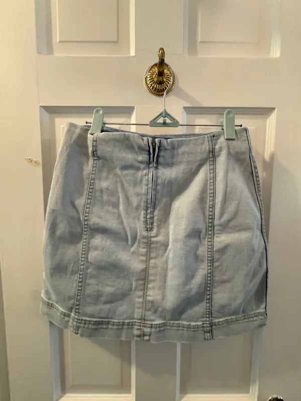 Wild Fable Light Wash Denim Skirt - Image 2