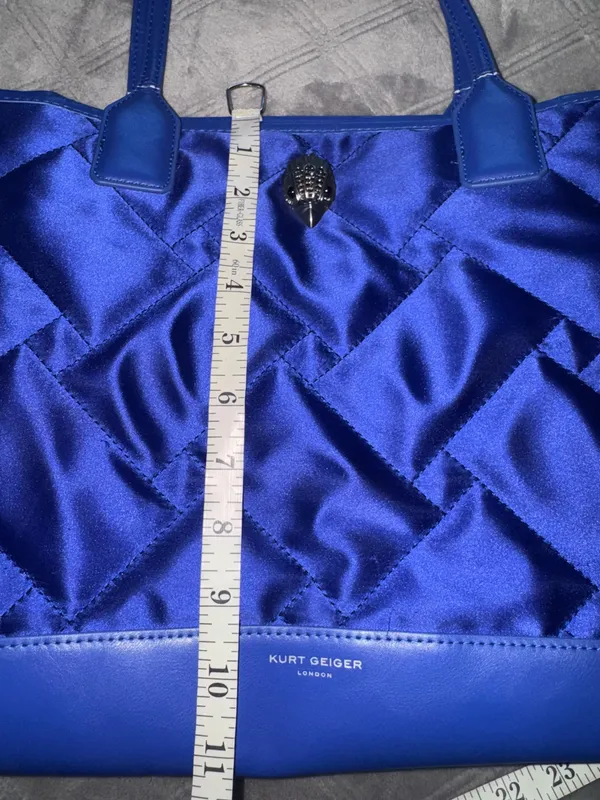 Kurt Geiger Royal Blue Quilted tote - Image 5