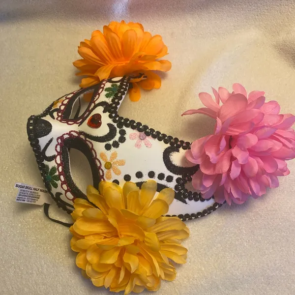 Floral Day of the Dead Mask - Image 5