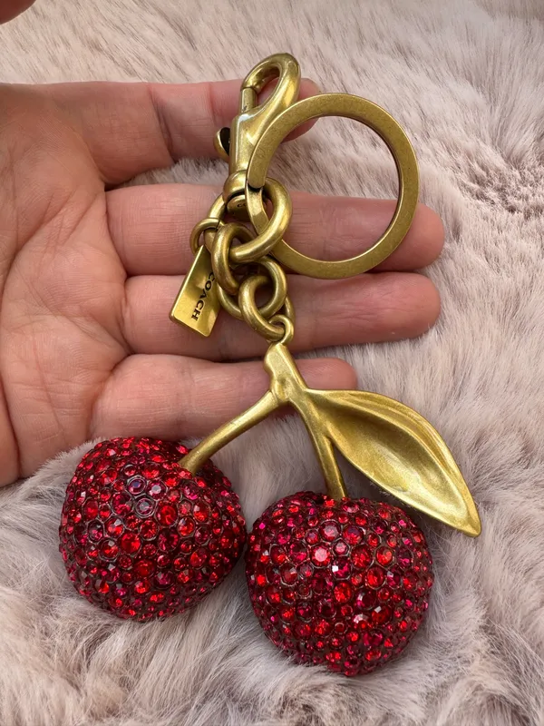 Coach cherry bag charm - Image 2