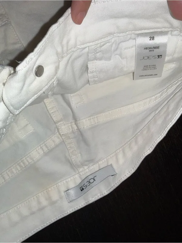 Joe's Jeans White Flare Wide-Leg Denim - Image 3