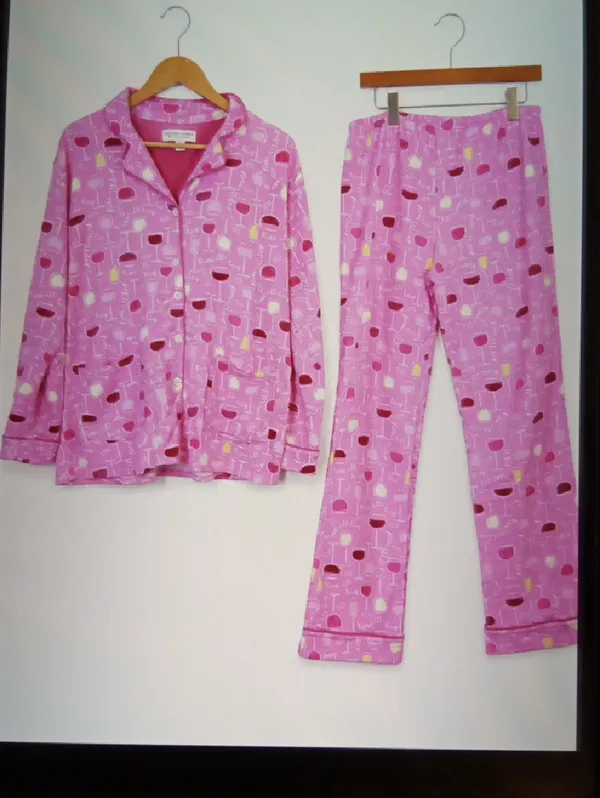 Live Love Loungue By Karen Neuburger Rose All Day Pink Set Pajamas Womens S - Image 2