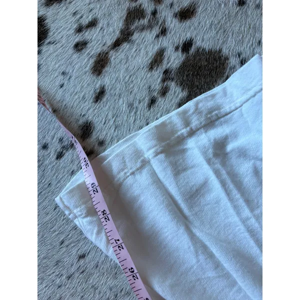 TALENTLESS White Wide Leg‎ Pull On Lounge Pants Size Large - Image 10