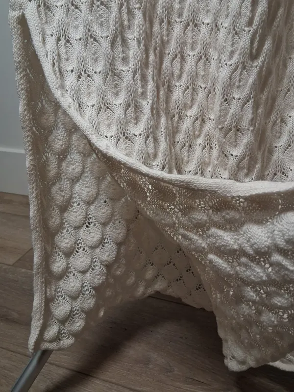 Olive & Oak Cream Cable-Knit Maxi Dress - Image 10
