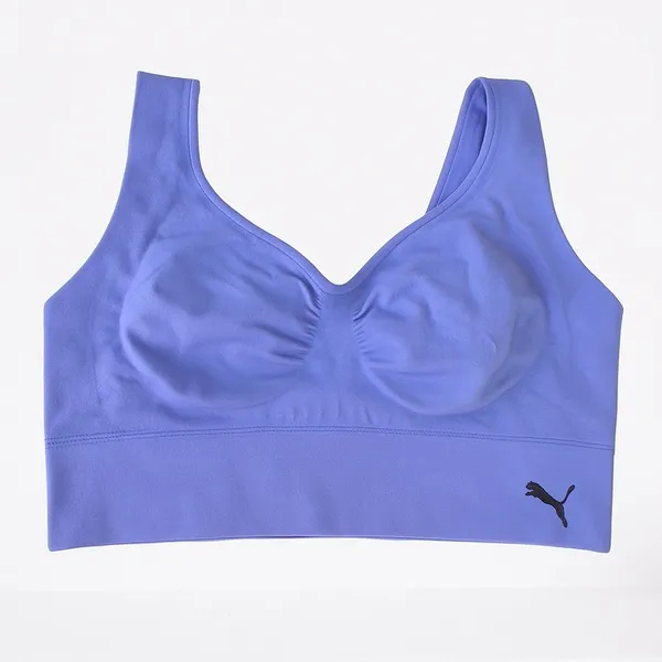 Puma Purple Seamless Wireless Sports Bra Women’s Large Athletic Activewear EUC - Image 8