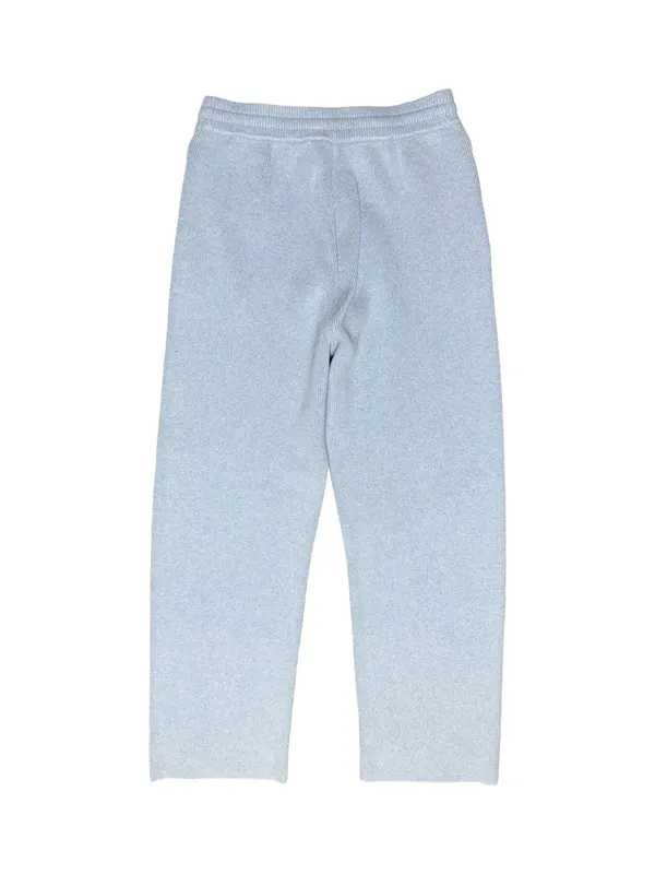 ALO Yoga Women’s Size XL Light Blue Ribbed Sweater Knit Pull On Pants - Image 3