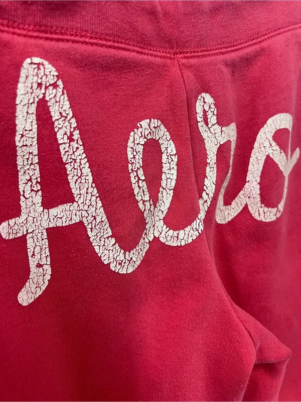 Aeropostale Sweatpants w’87 Detail large spellout on backside bottom size M FLAWED - Image 10