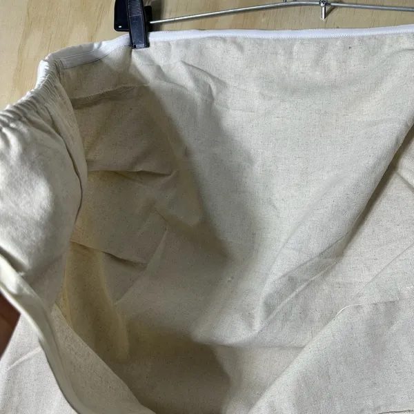 Cider‎ LINEN-BLEND COLLARLESS SOLID SPLIT RUCHED ZIPPER MIDI DRESS - Image 12