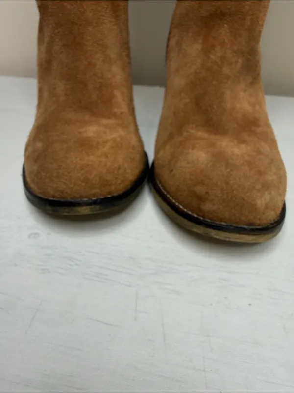 Mark Jenkins OTK Tan Suede Boot 9 - Image 9