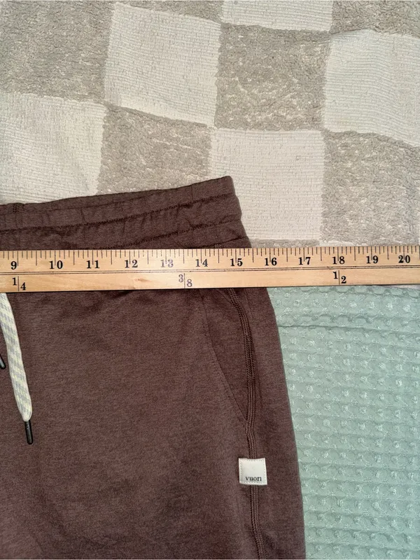Vuori Performance Jogger Brown Tapered Sweatpants VW303 Mens Size S - Image 3