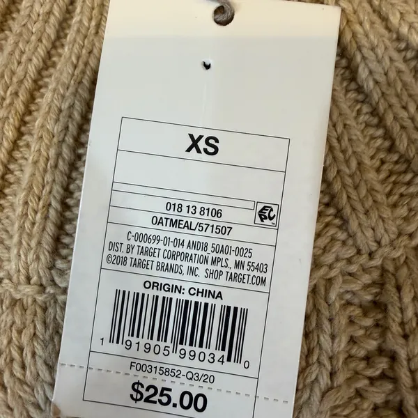 a new day Beige Cable Knit Turtleneck Sweater - Image 5