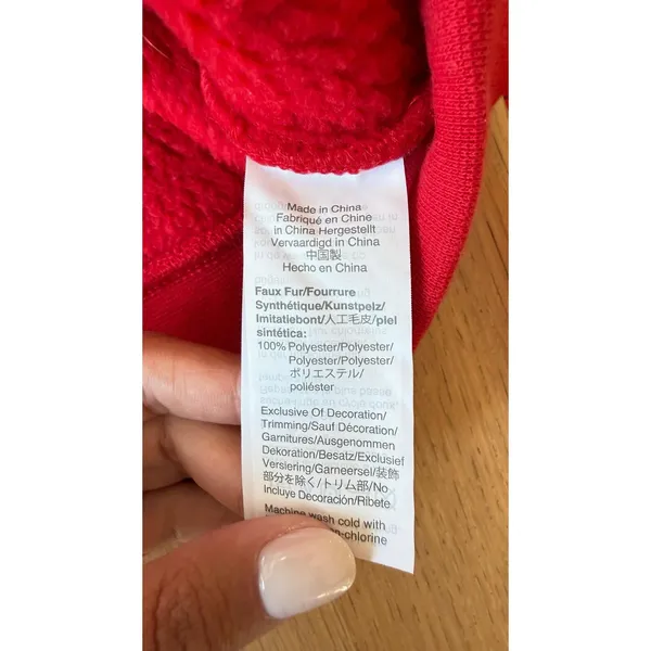 J. Crew Womens Sherpa Polartec Half Zip Pullover Hoodie Sweater - Image 2