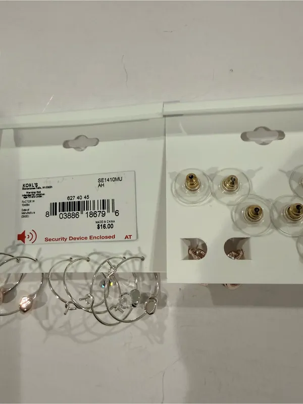 $32 LC Lauren Conrad gold silver hoop bundle set stud cute preppy gift set - Image 4