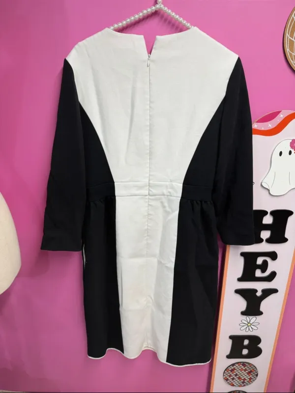 Kate spade black and white colorblock dress size 8 - Image 3
