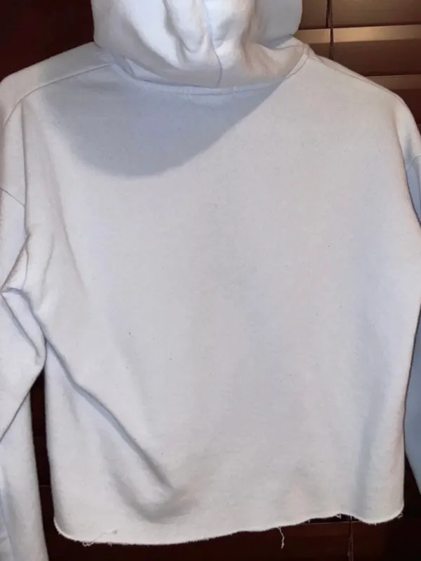 Garage Light Blue Cropped Hoodie - Image 3